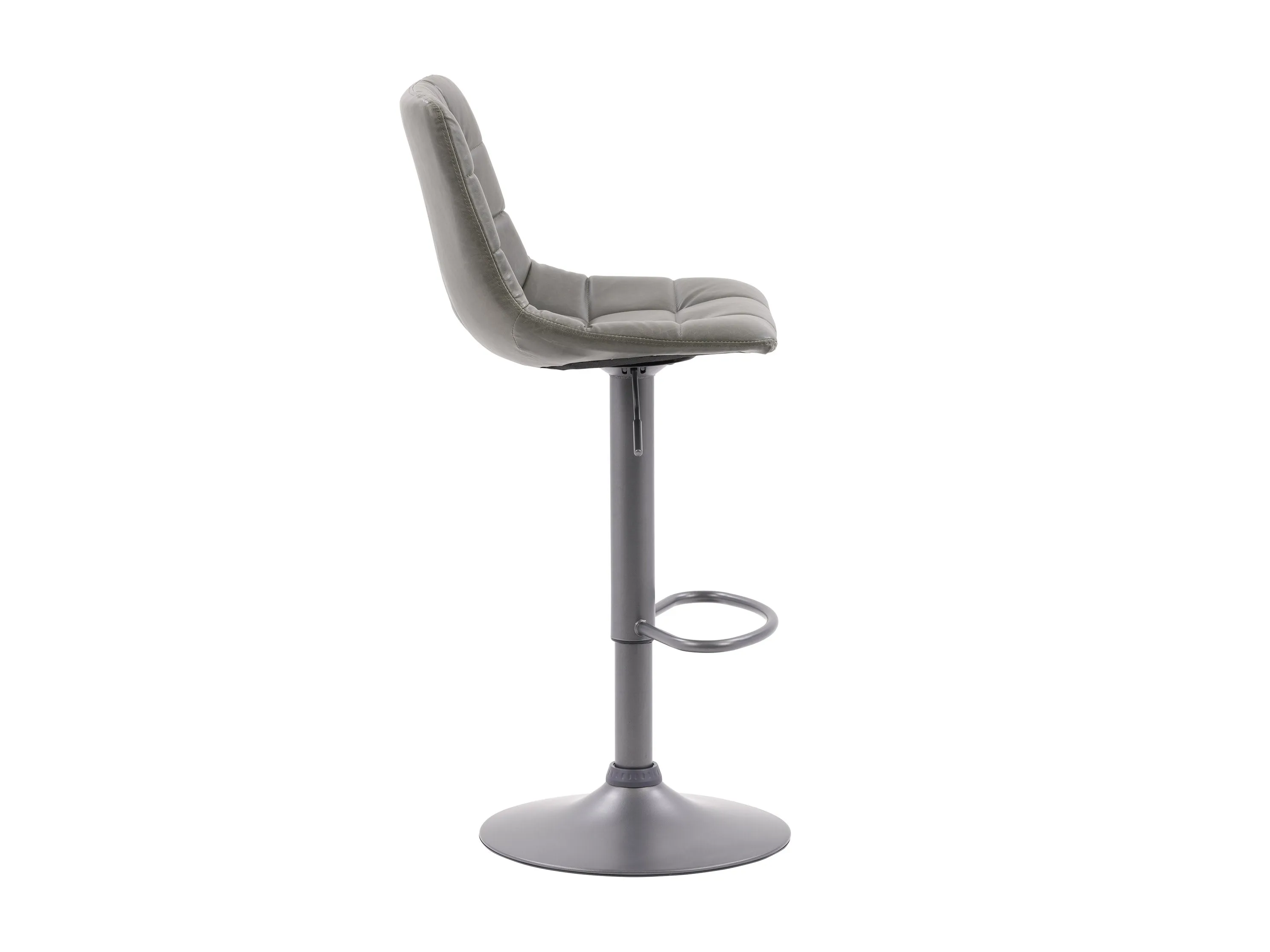 Grey Swivel Bar Stools, Set of 2