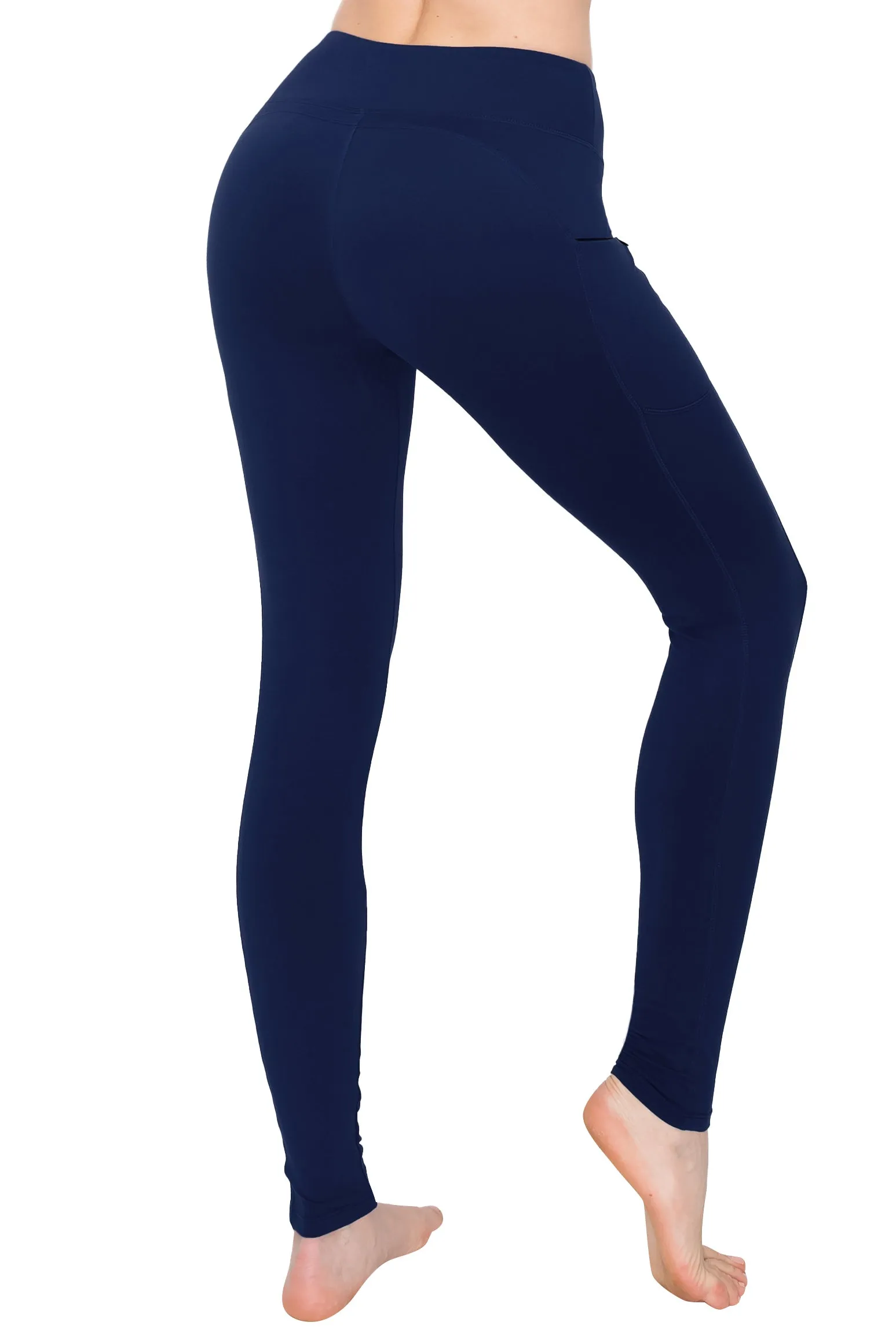 High Waist Leggings - Zipper Pockets