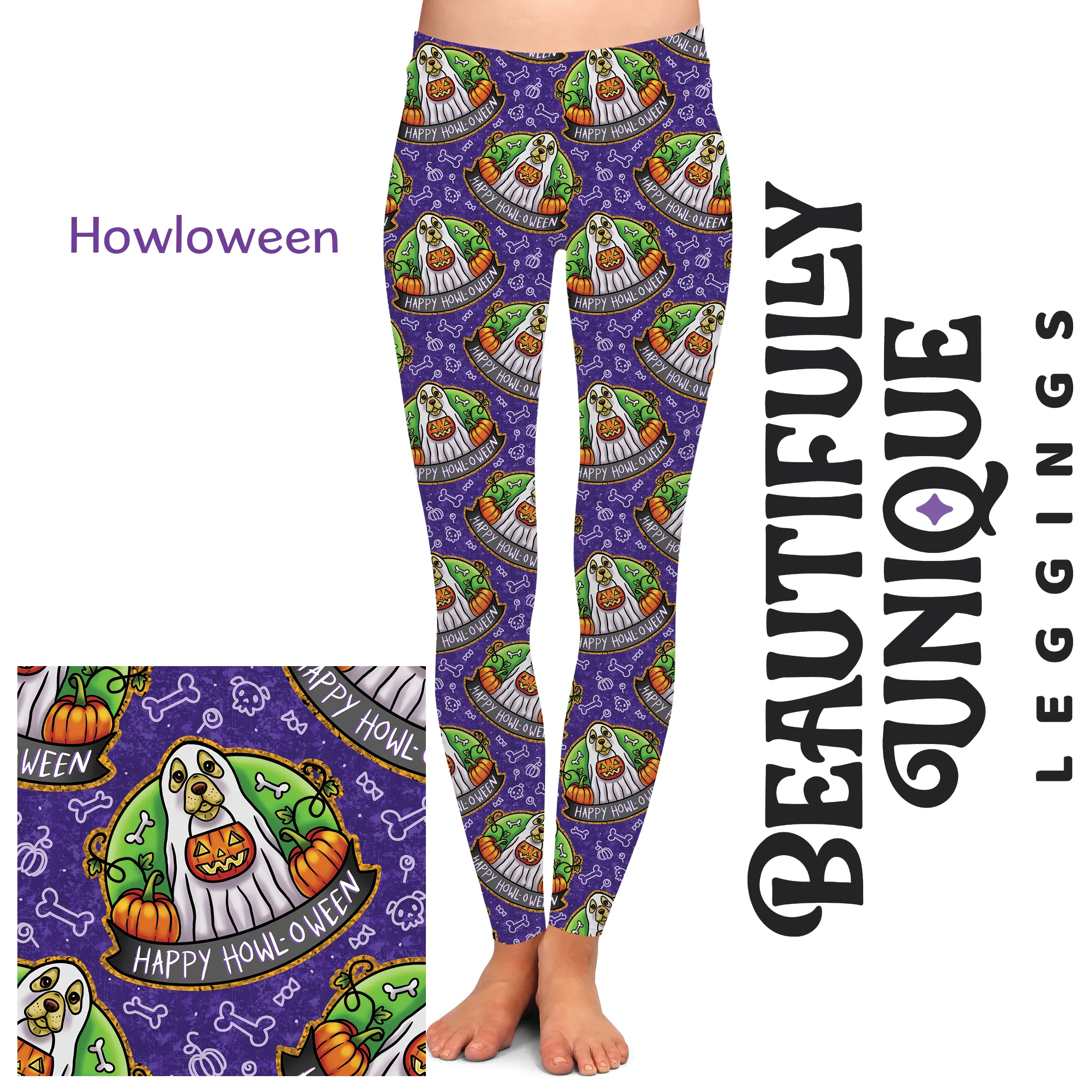 Howloween (Exclusive) - High-quality Handcrafted Vibrant Leggings