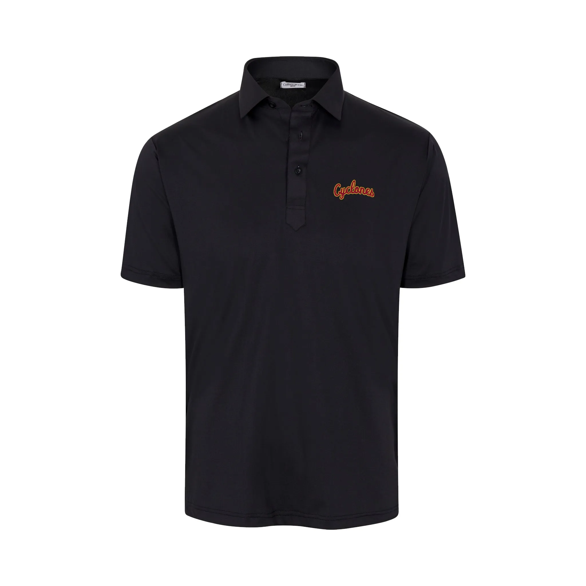 Iowa State Featherweight Flex Polo Black