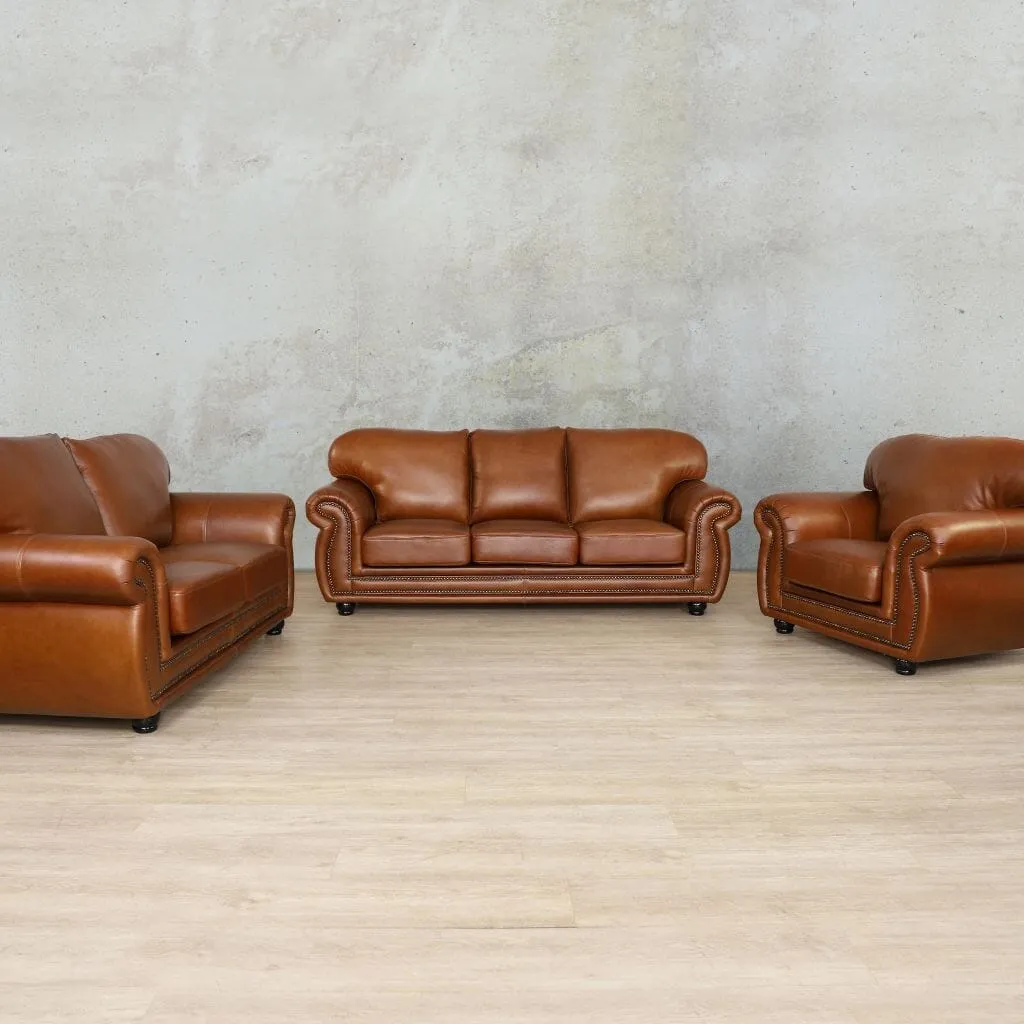 Isilo 3 2 1 Leather Sofa Suite