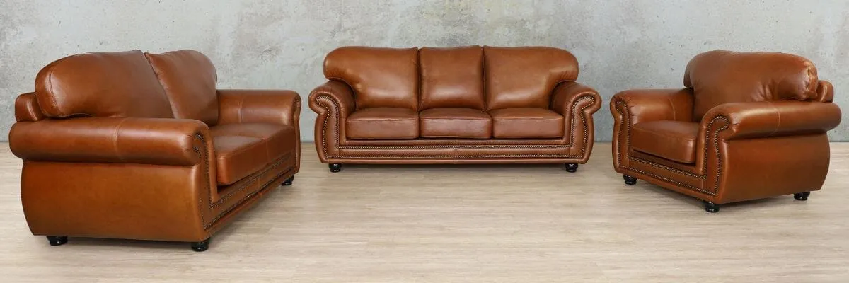 Isilo 3 2 1 Leather Sofa Suite