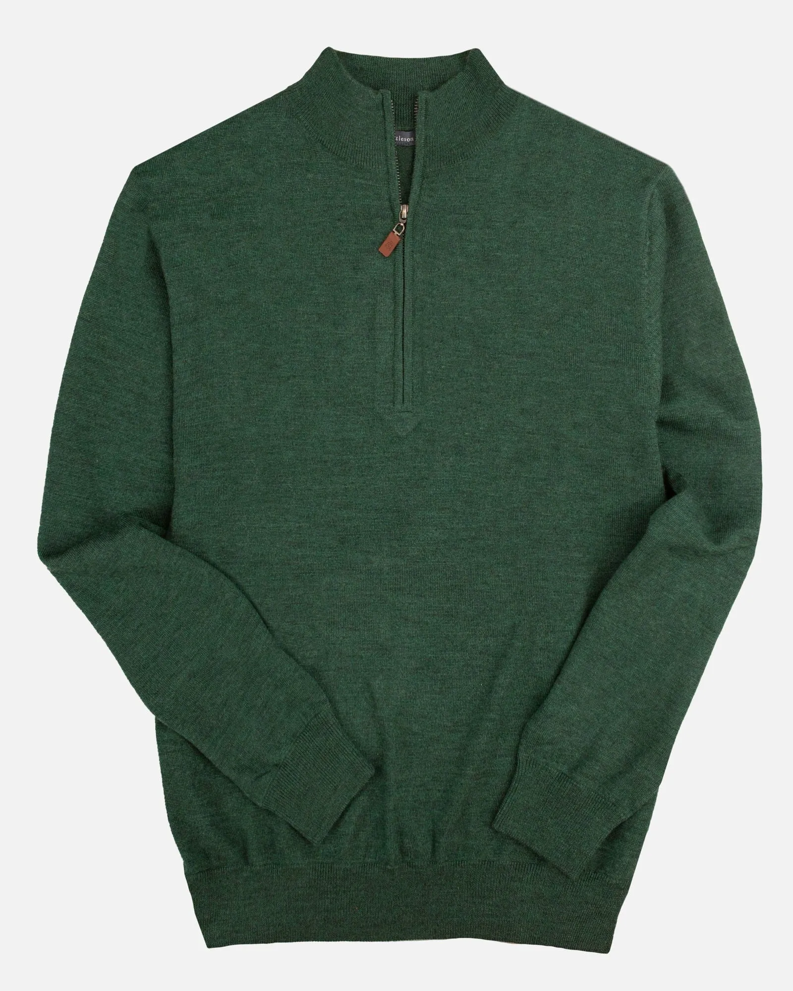 Italian Merino Quarter-Zip Sweater - Closeout