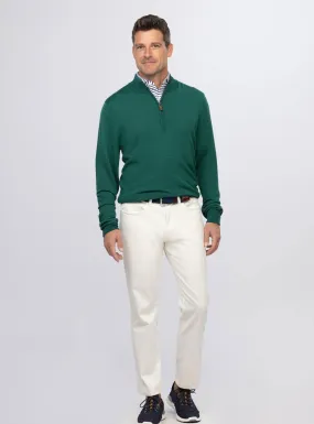 Italian Merino Quarter-Zip Sweater - Closeout