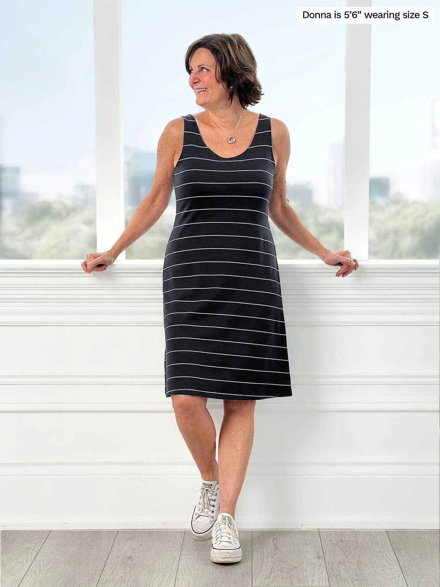 Jaaron reversible neckline tank dress - FINAL SALE