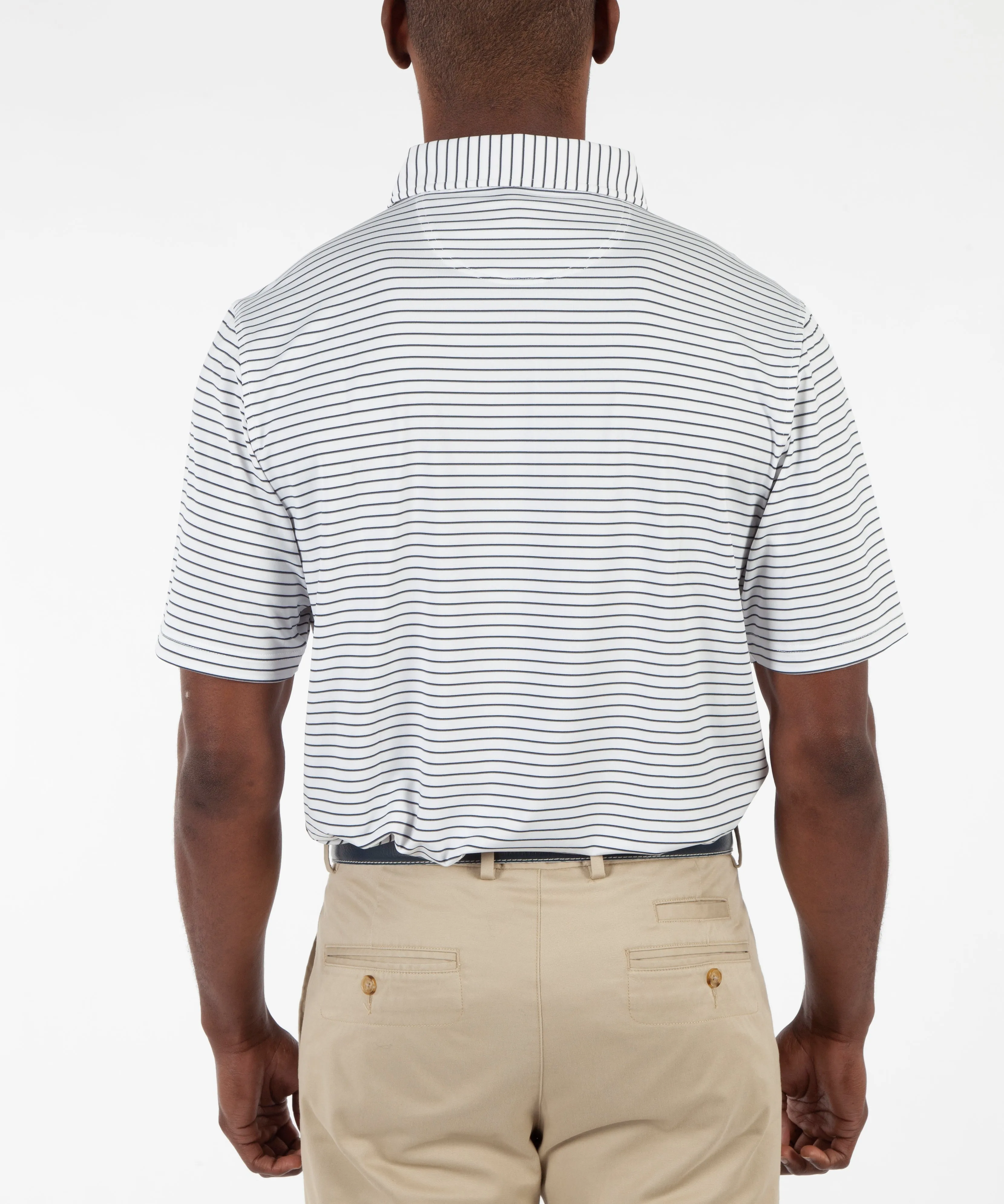 Jersey Cypress Stripe Polo