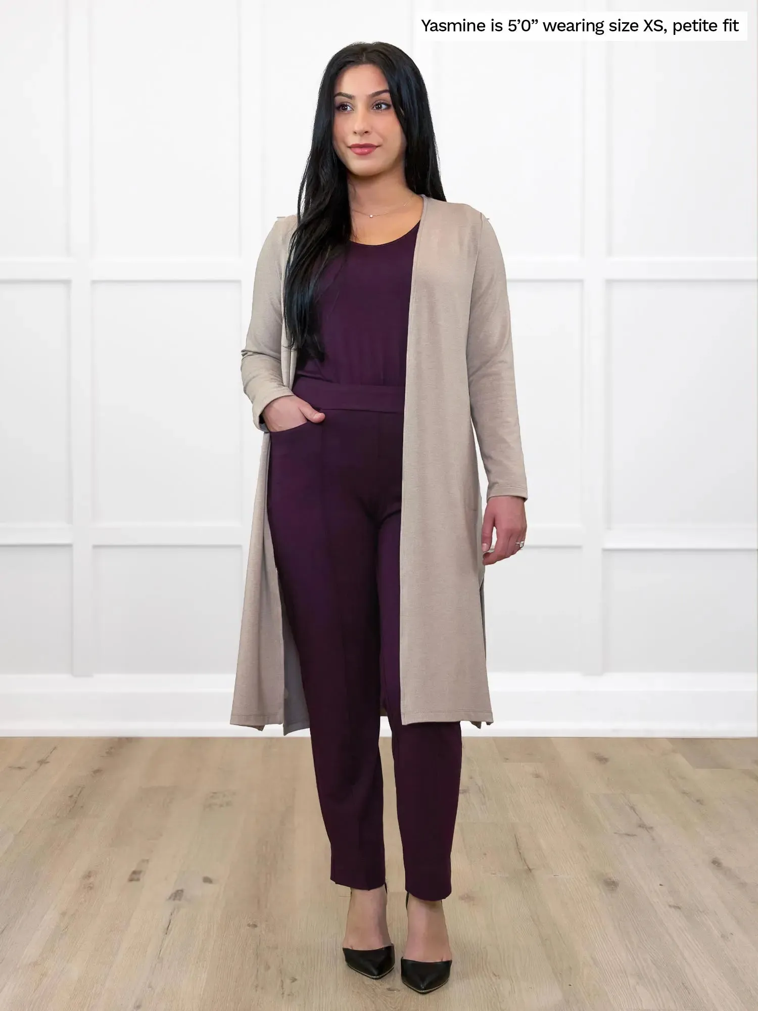 Larissa duster cardigan with pockets