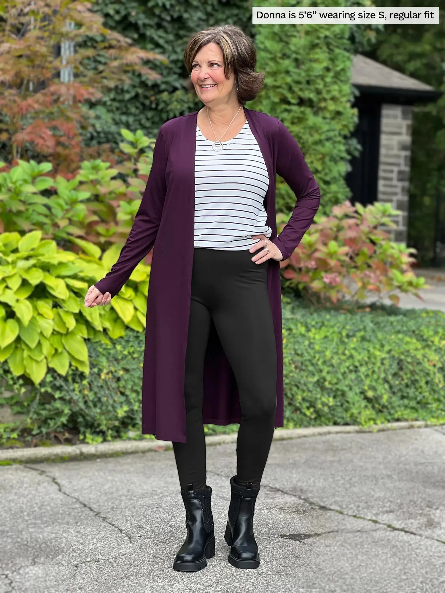 Larissa duster cardigan with pockets