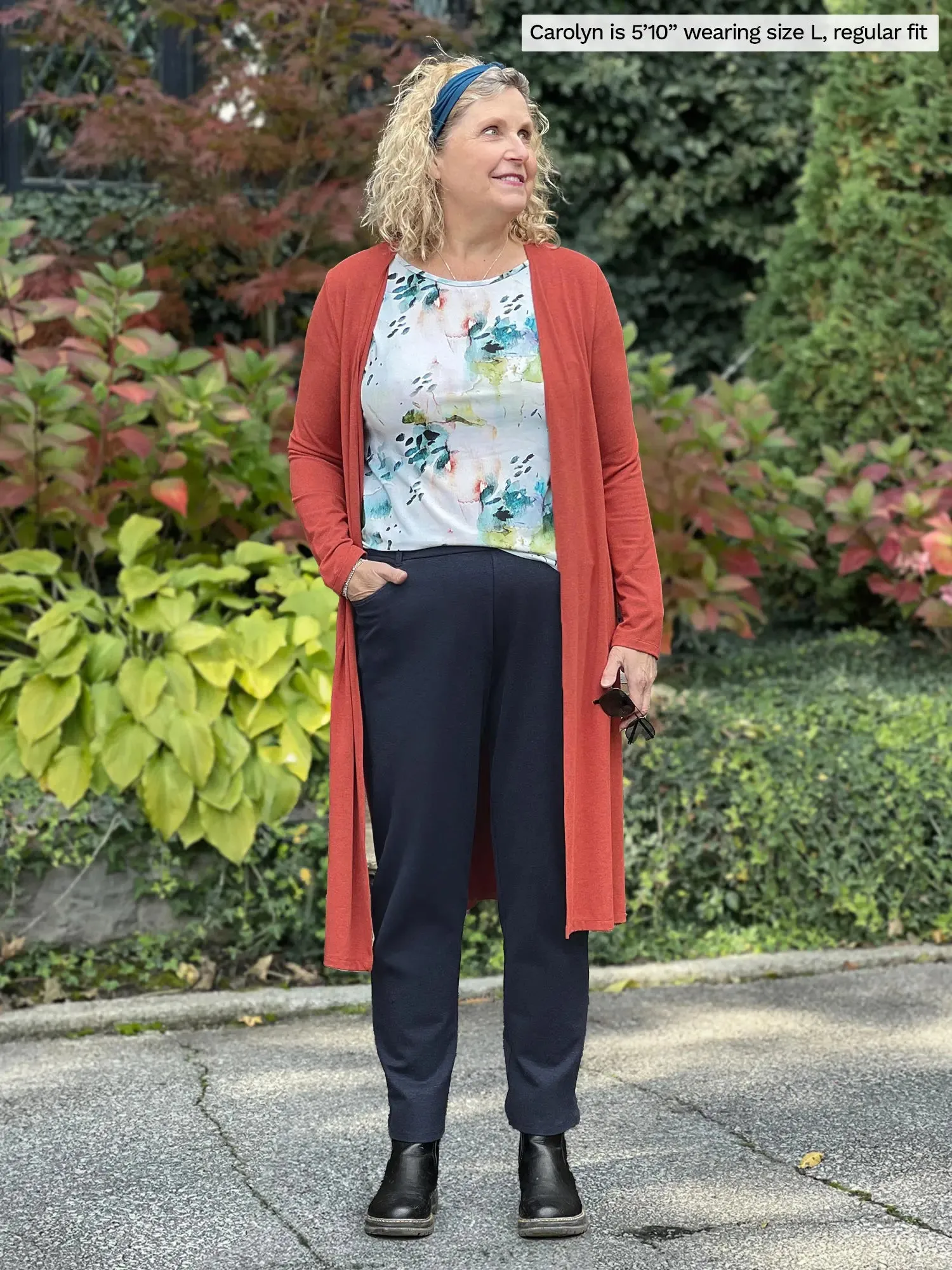 Larissa duster cardigan with pockets