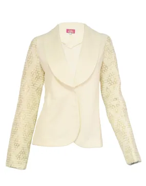 LAST PIECE - Lassie Blazer White -L