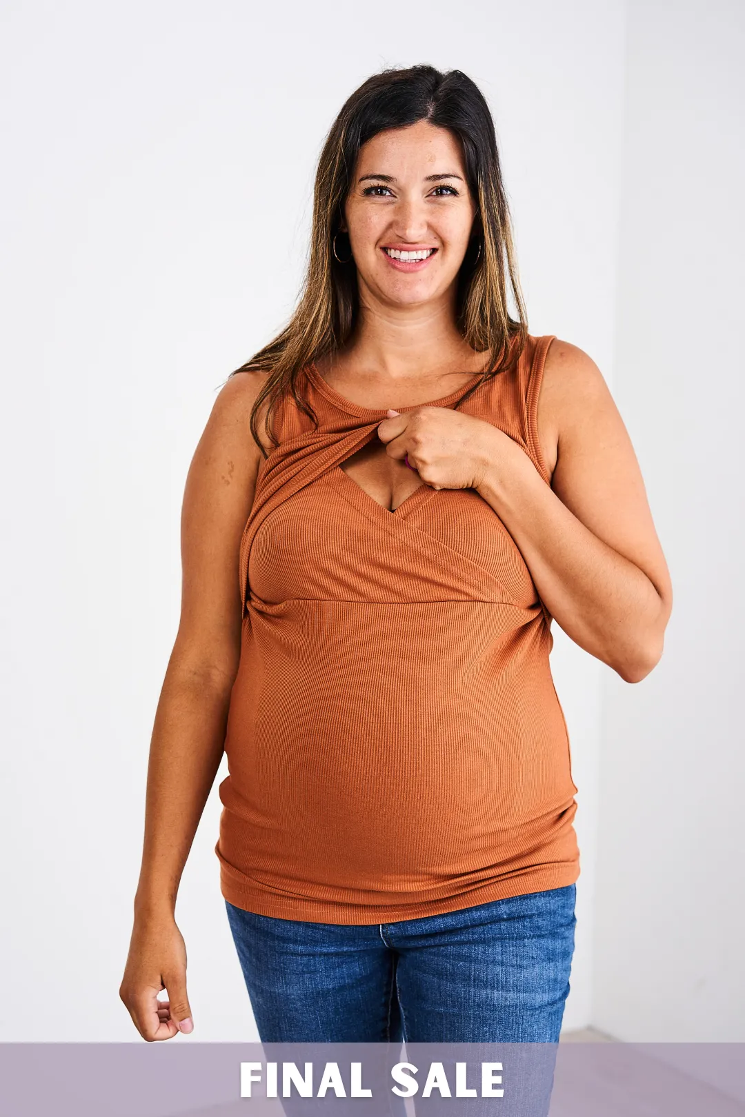 Latched Mama Ribbed Nursing Tank - Final Sale