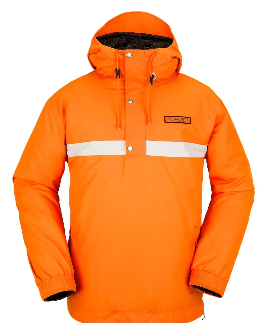 Longo Pullover Winter Jacket - Orange Shock