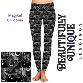 Magikal Shrooms (Exclusive) - High-quality Leggings