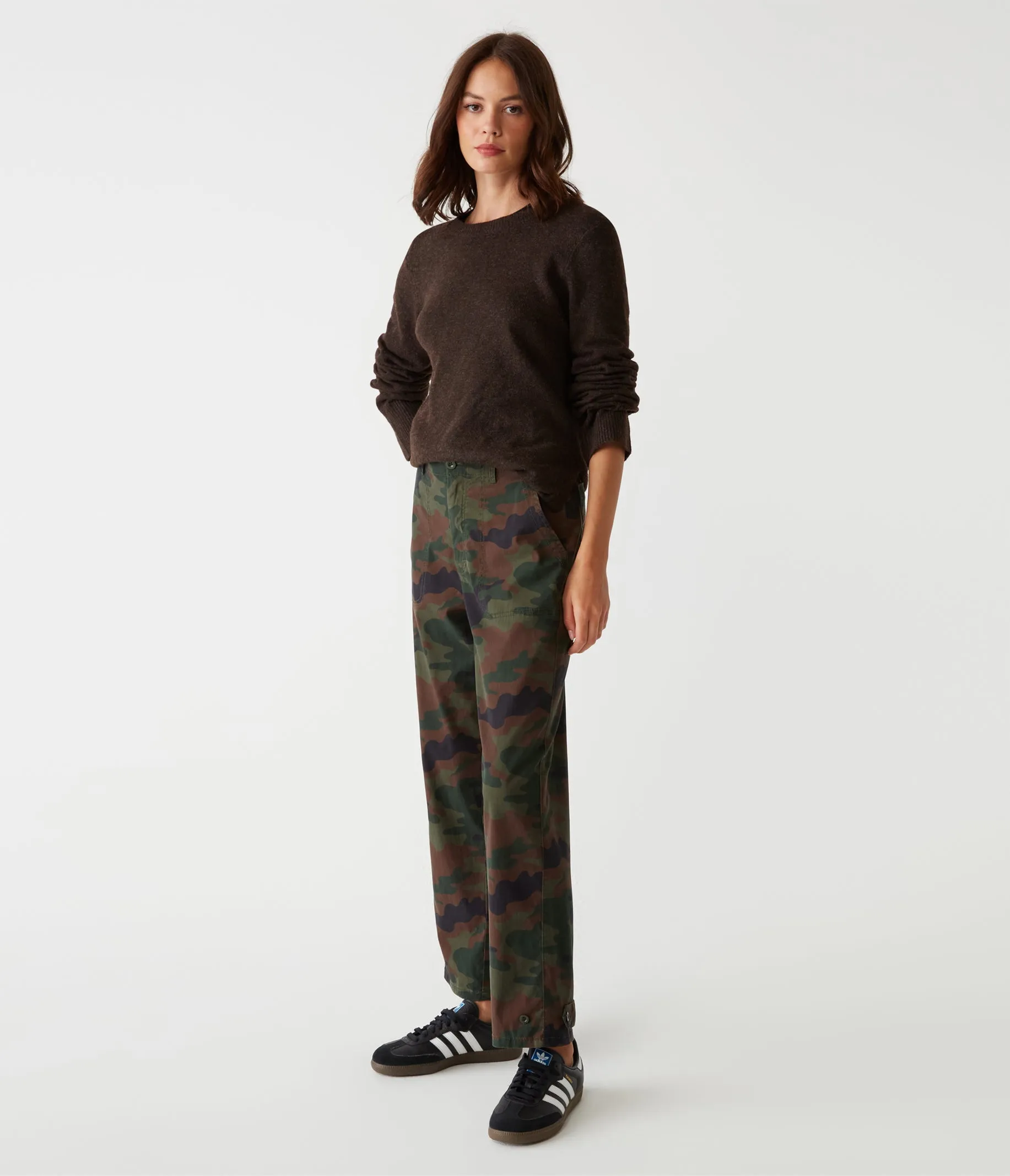 Maxine Twill Camo Convertible Pant