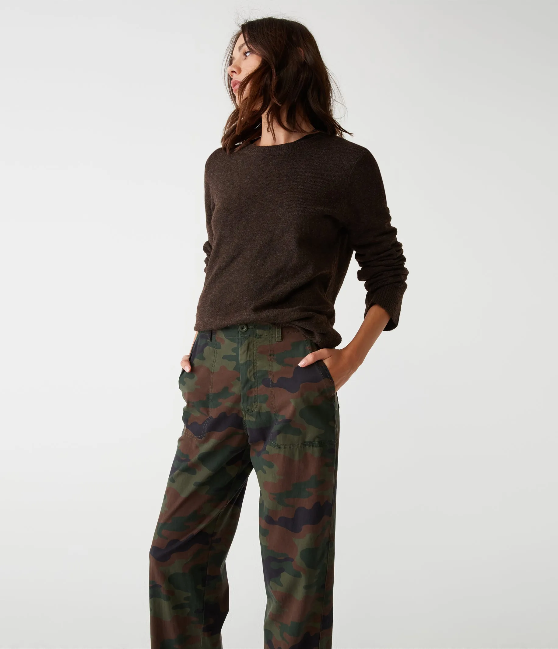 Maxine Twill Camo Convertible Pant