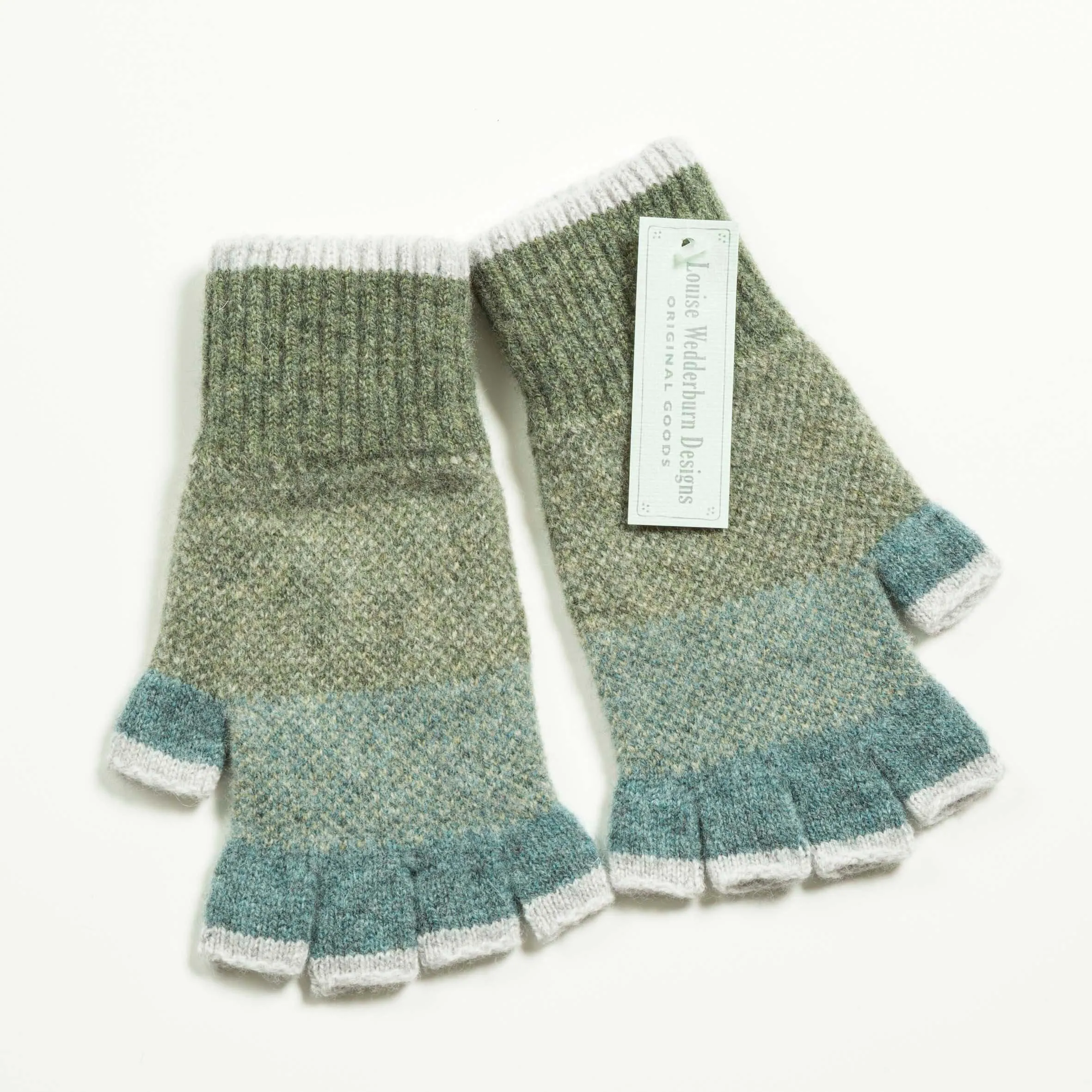 Melange Fingerless Gloves