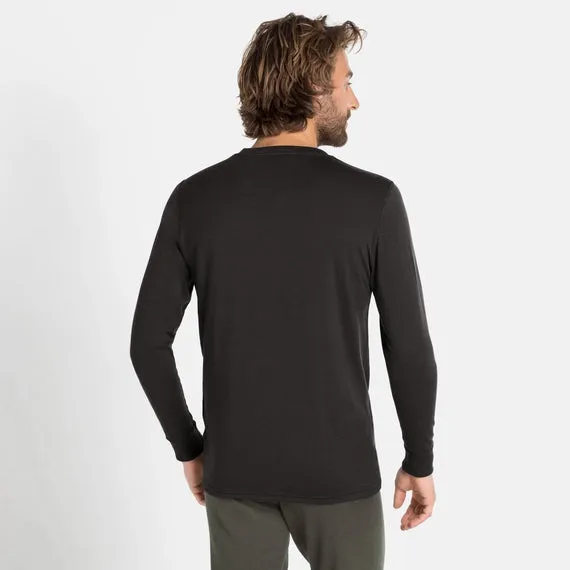 Men's NATURAL 100% MERINO WARM Long-Sleeve Base Layer Top