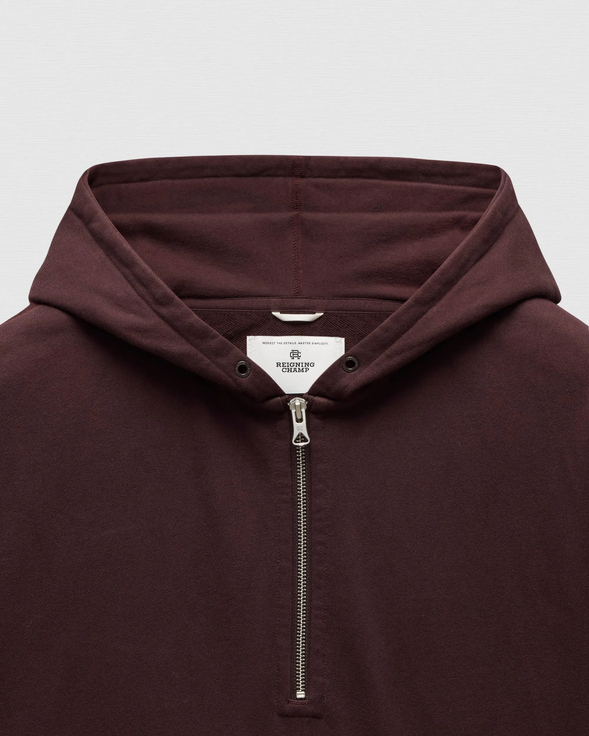 Midweight Terry Half Zip Hoodie