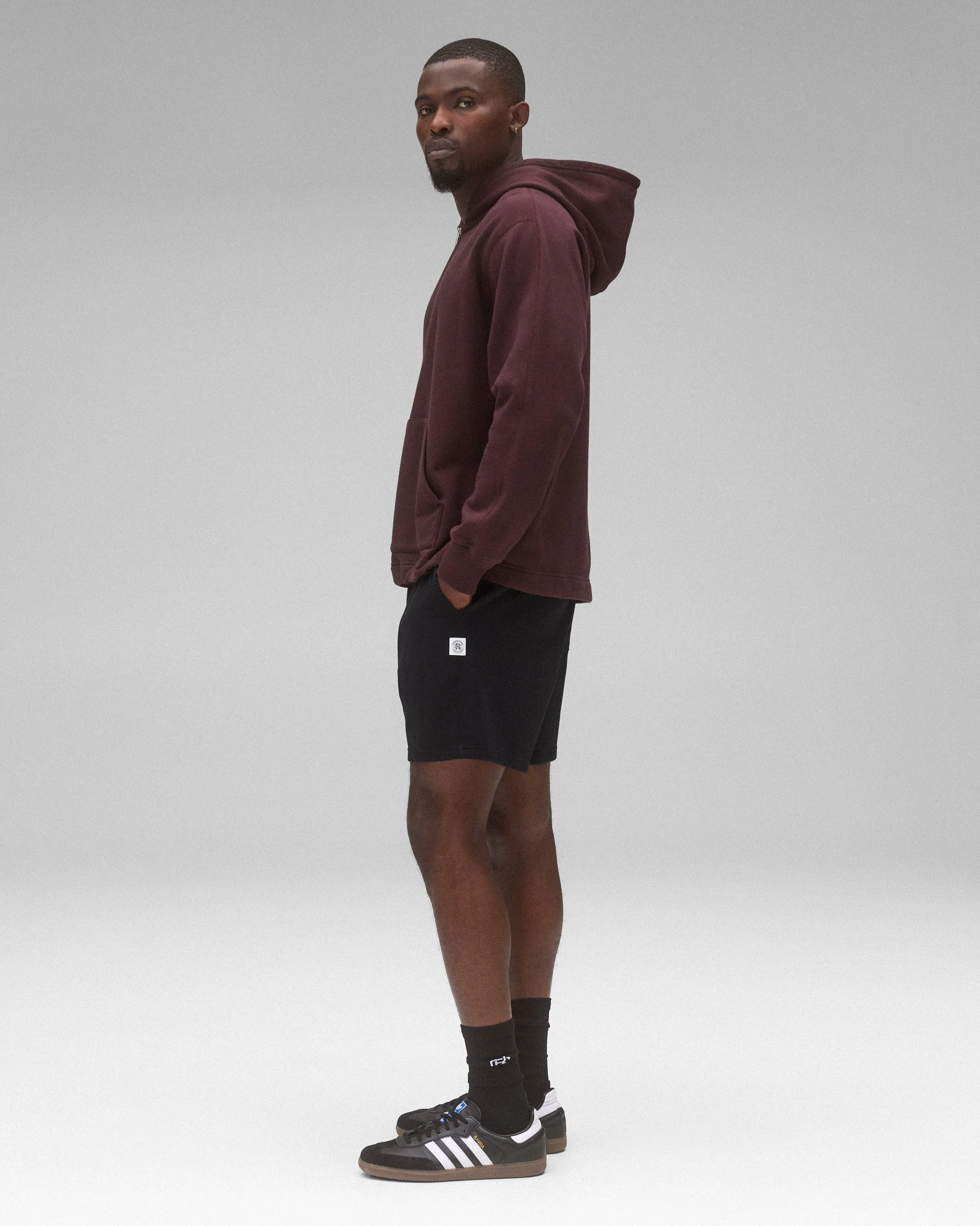 Midweight Terry Half Zip Hoodie