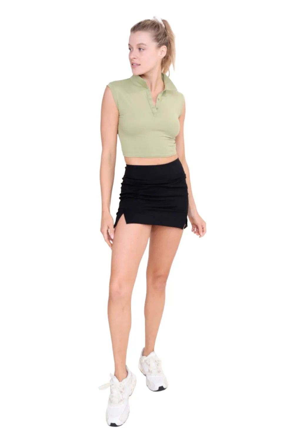 Mono B Crop Tennis Top AT-B0569