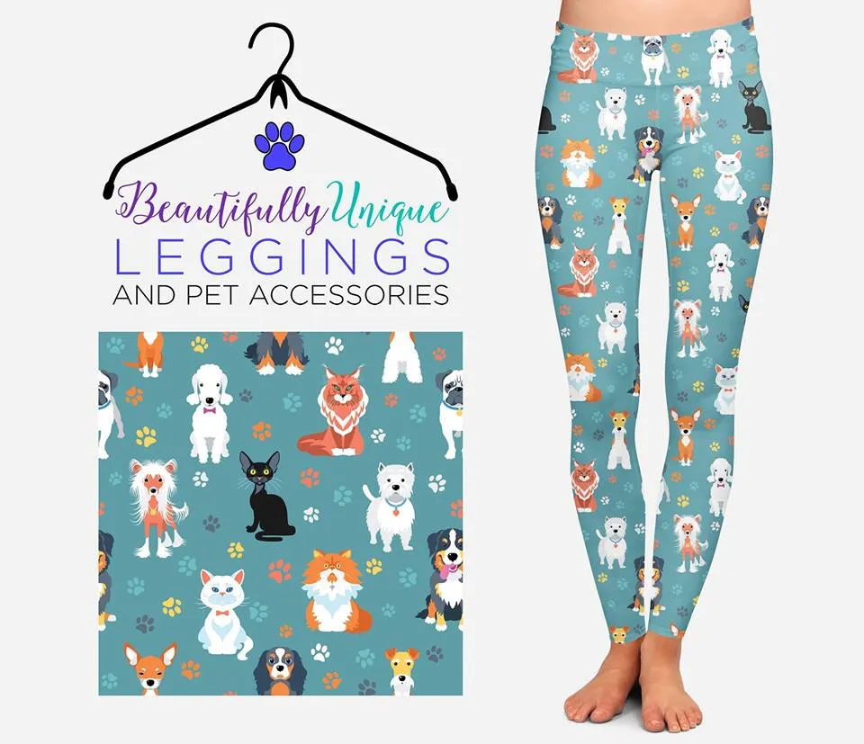 Multi-Breeds 4 - High-quality Handcrafted Vibrant Leggings