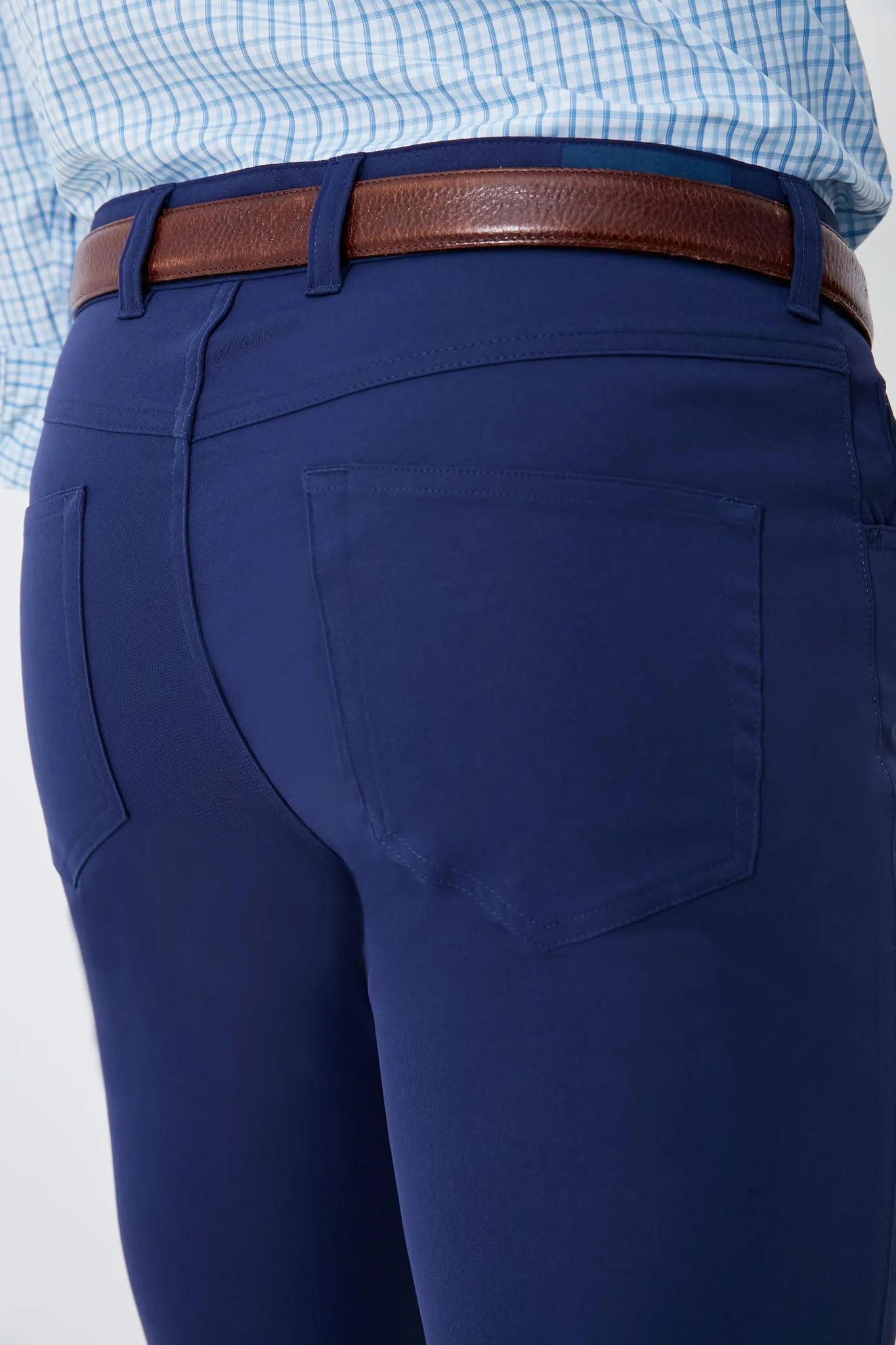 Navy Performance Five-Pocket Pant