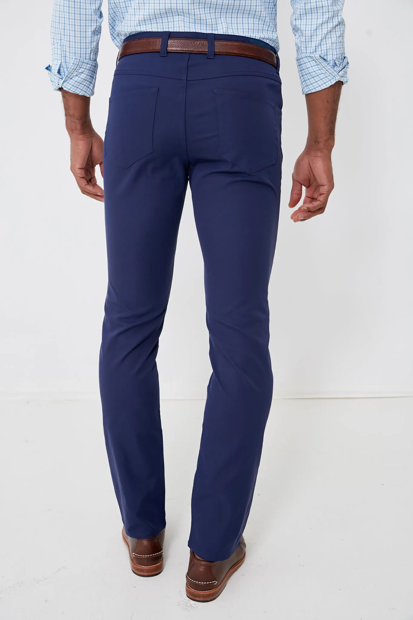 Navy Performance Five-Pocket Pant