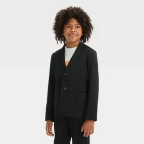 New - Cat & Jack Kids Button Up Winter Knit Blazer Jacket