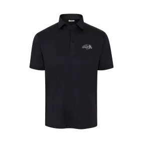 North Dakota State Featherweight Flex Polo Black