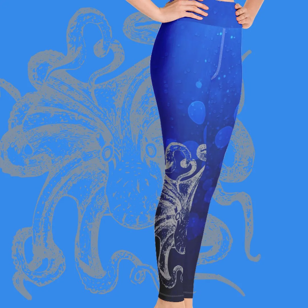 Octopus Hug Leggings - High Waist