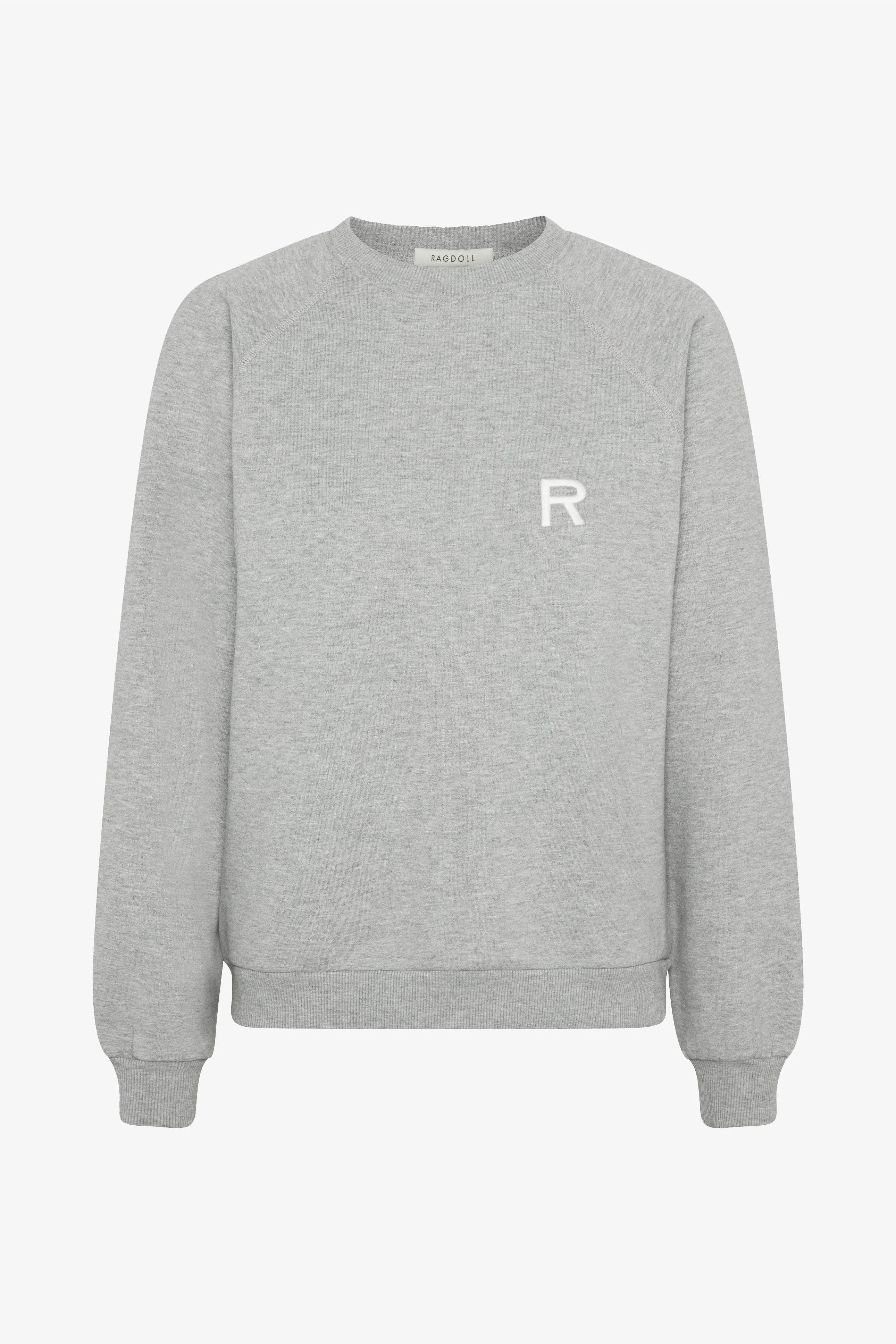 OVERSIZED SWEATSHIRT - HEATHER GREY