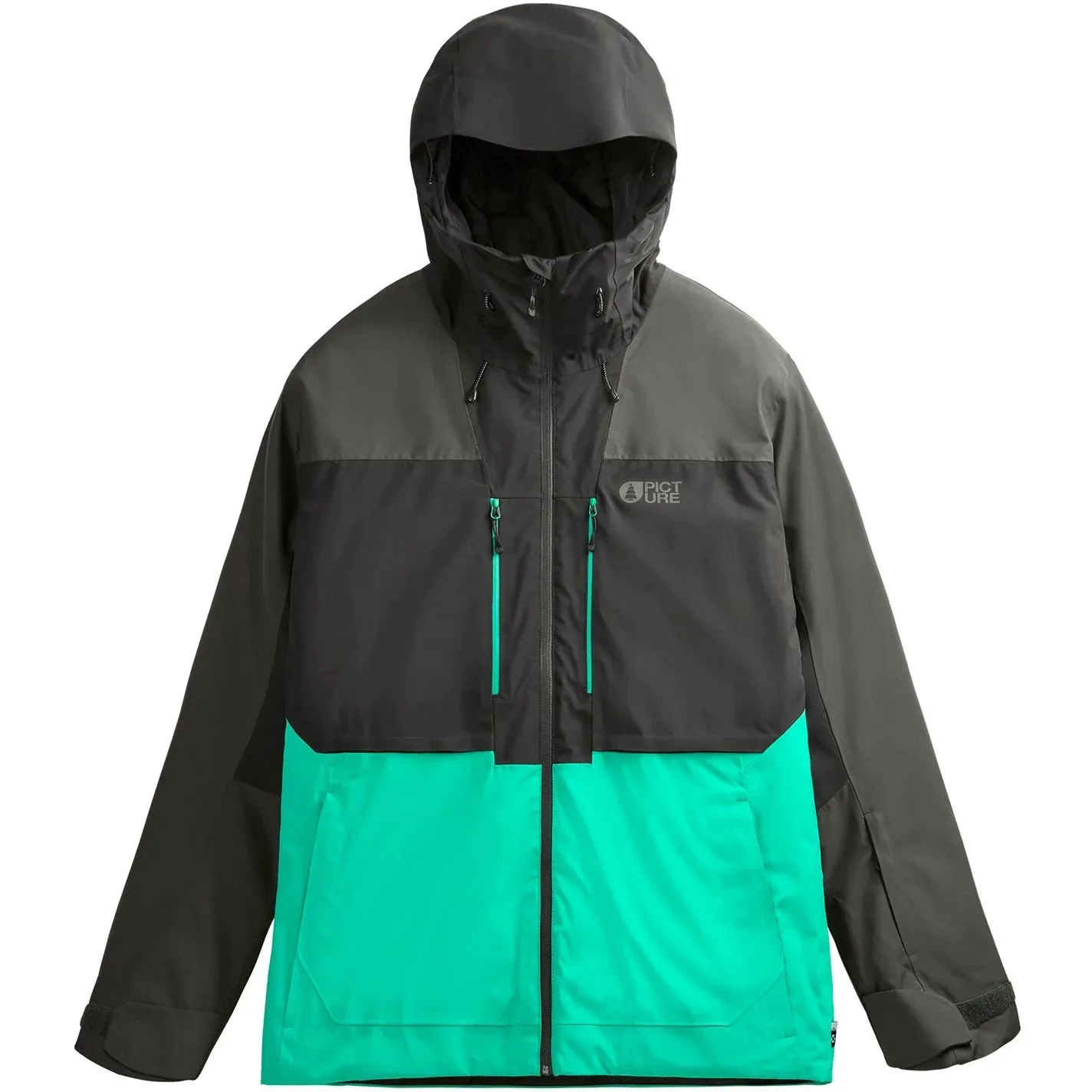 Picture Organic Object Jacket Mens 2024 Spectra Green / Black