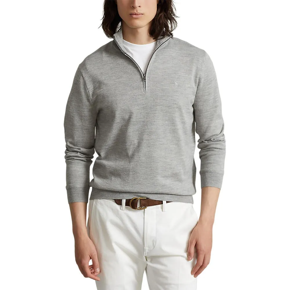 Polo Golf Ralph Lauren Half Zip Knit - Andover Heather