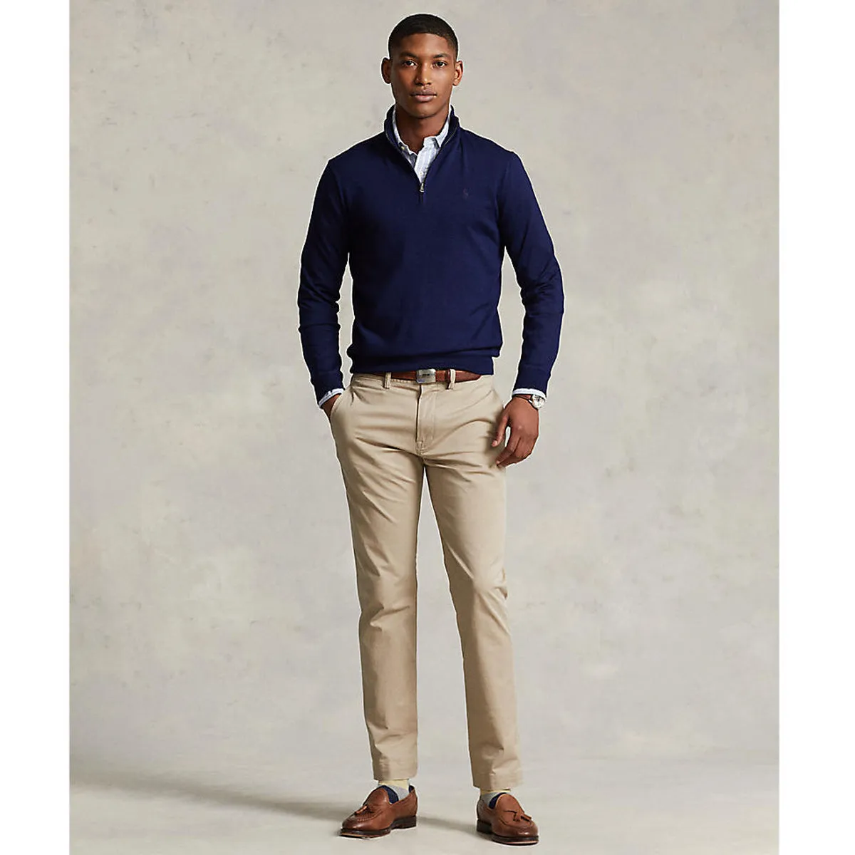 Polo Golf Ralph Lauren Half Zip Knit - French Navy