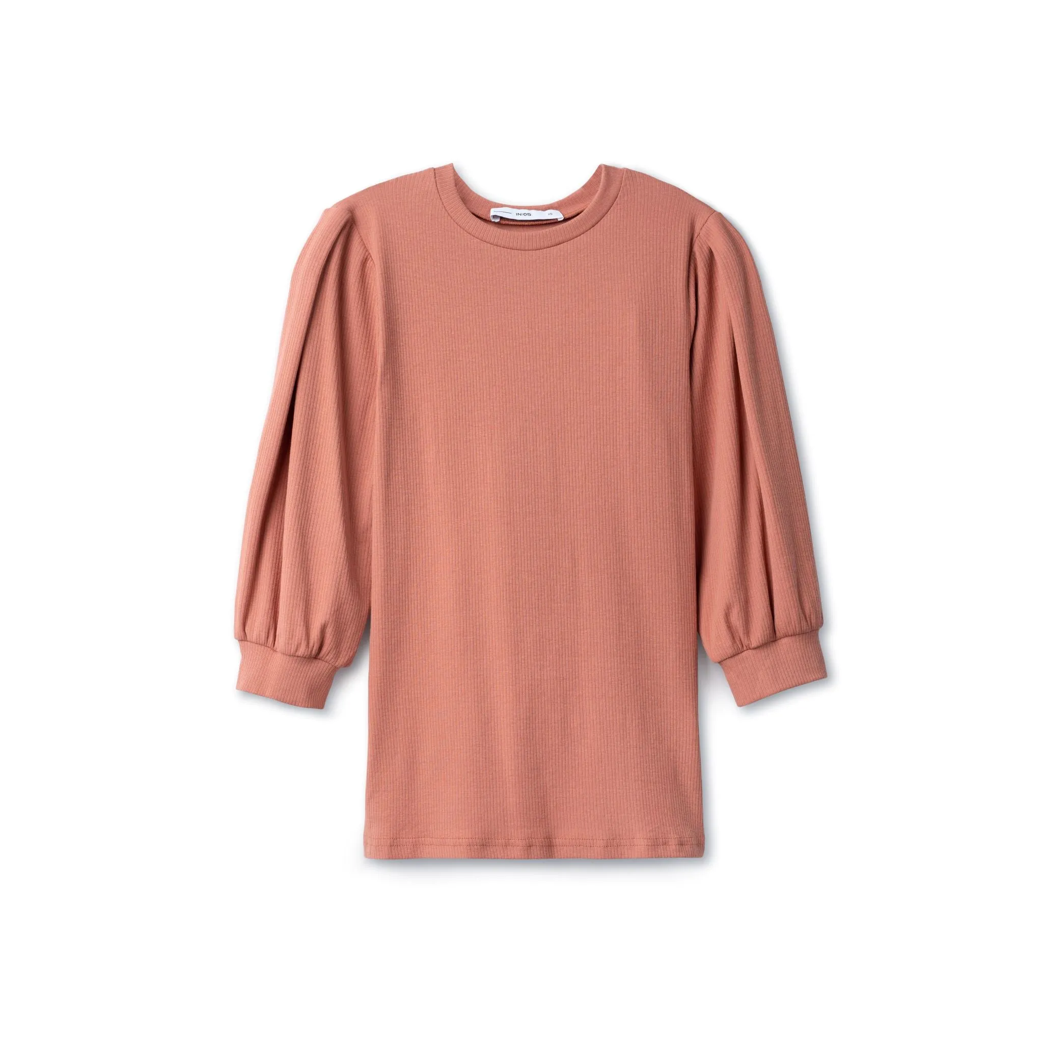 Puff Sleeve T-Shirt - Terracotta