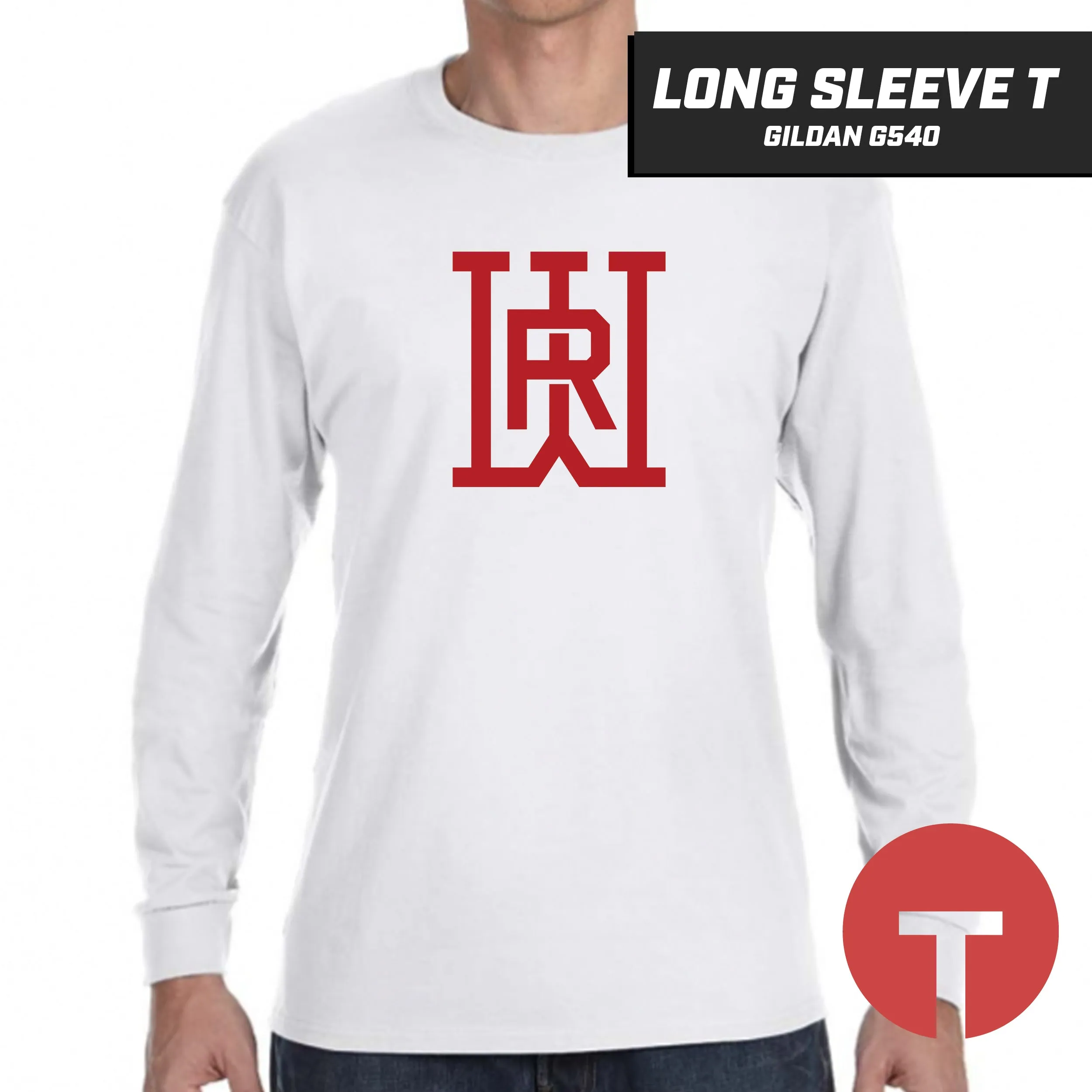 Rapids Baseball - Long-Sleeve T-Shirt Gildan G540 - LOGO 2