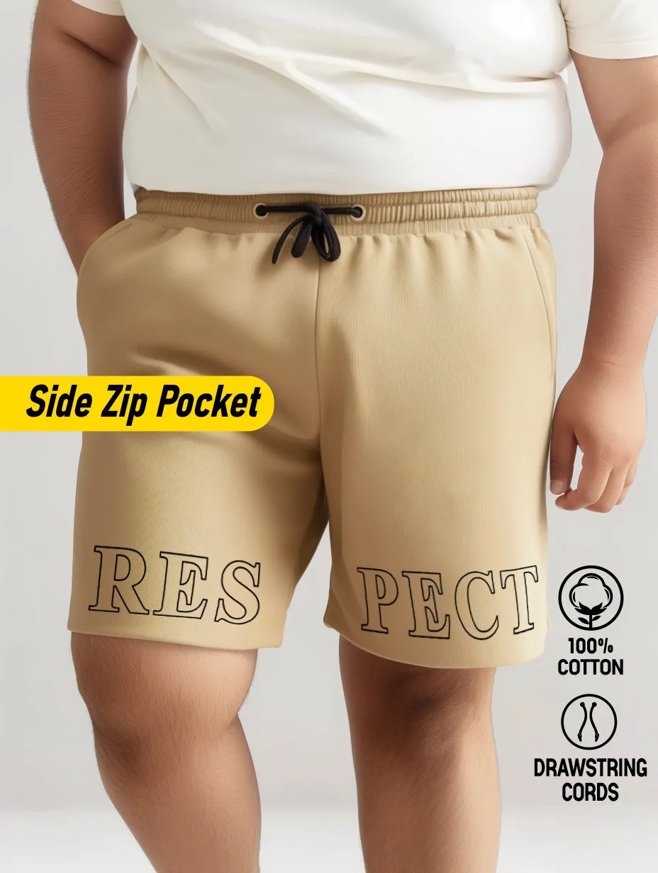 Respect Cotton Plus Size Shorts