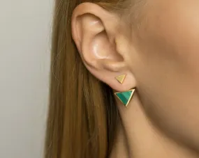 Triangolo Studs Gold