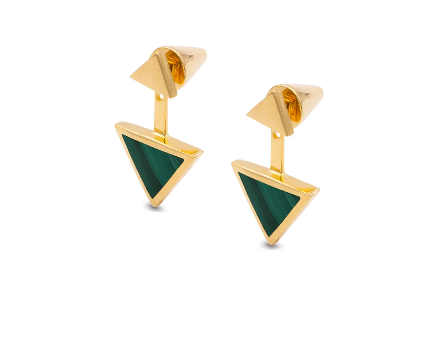 Triangolo Studs Gold