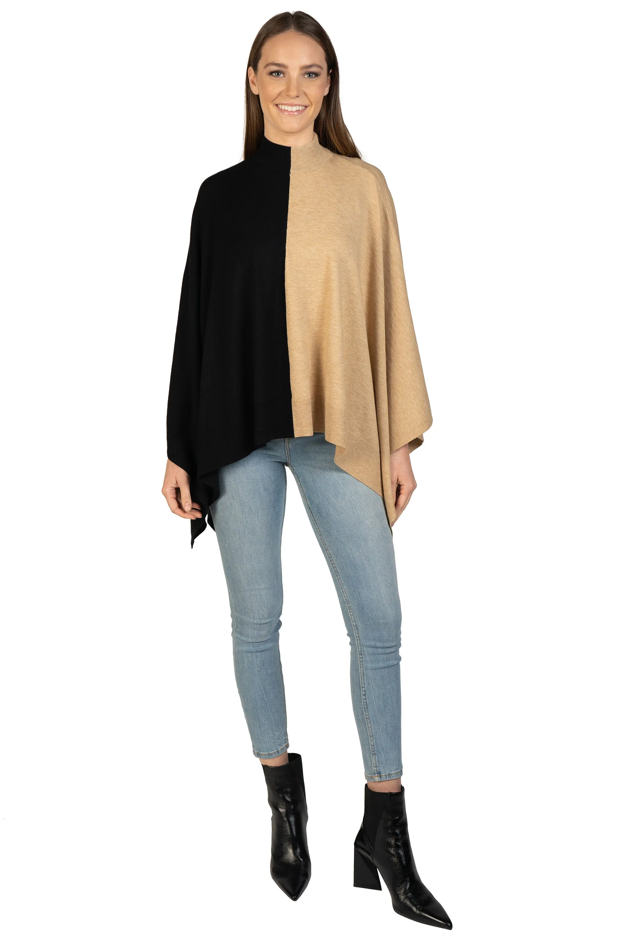 Two-Toned Poncho