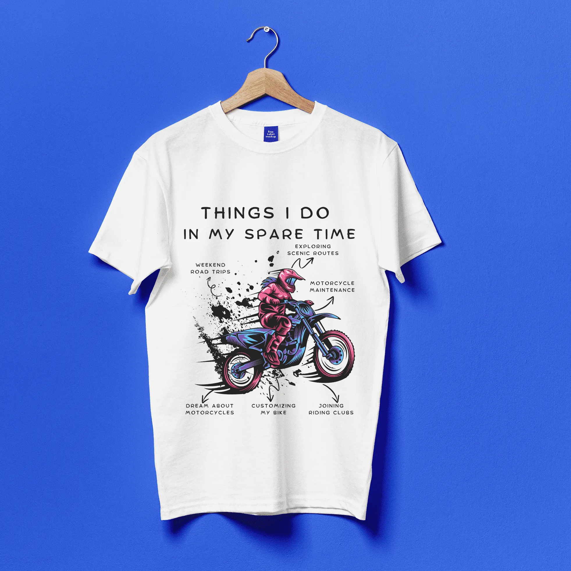 Unisex Biker Printed T-Shirt | Premium Soft Cotton, Bold Designs, Comfortable Fit, Perfect for Riders and Everyday Wear