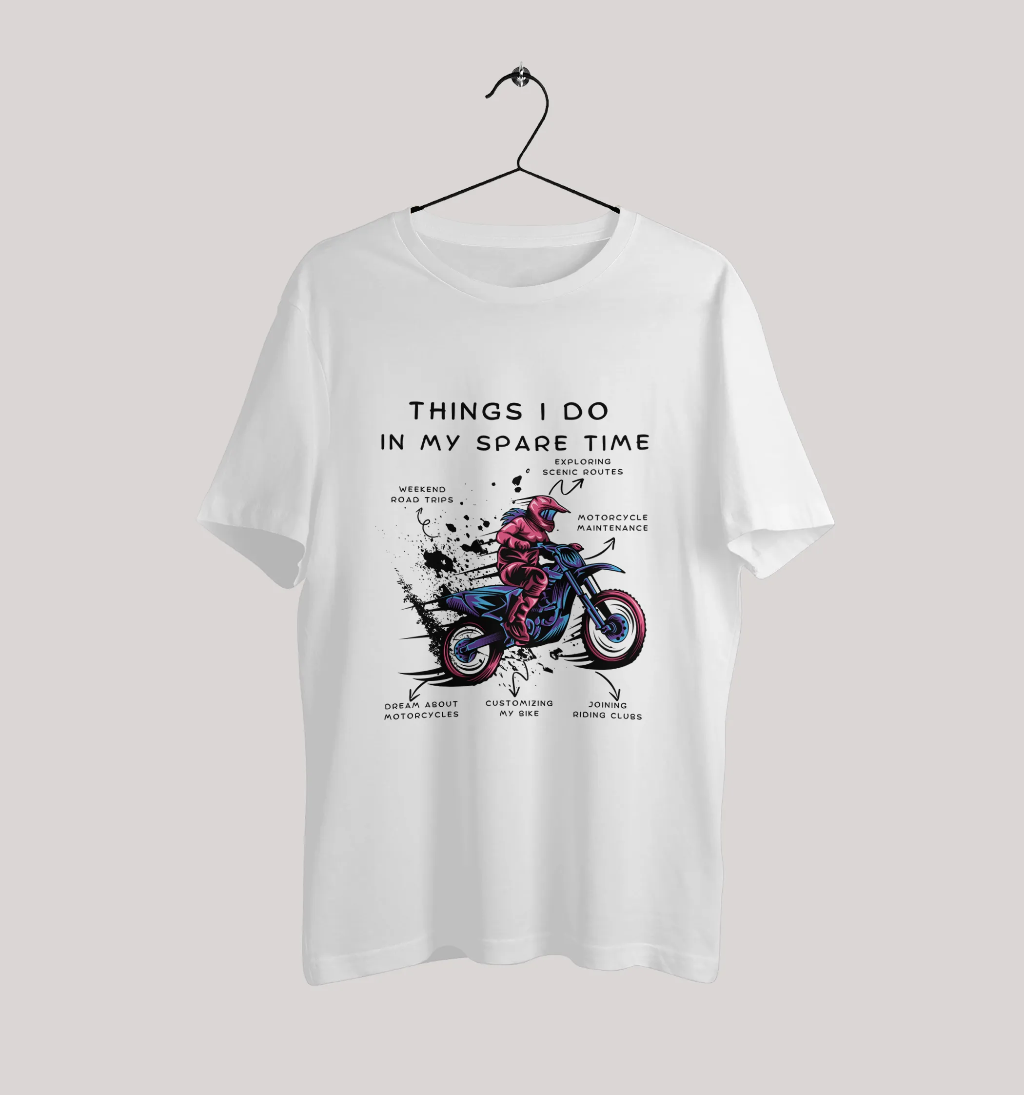 Unisex Biker Printed T-Shirt | Premium Soft Cotton, Bold Designs, Comfortable Fit, Perfect for Riders and Everyday Wear