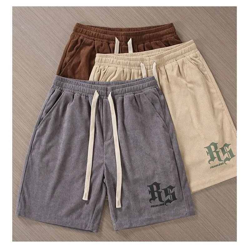 Versatile Casual Drawstring Waist Beach Shorts