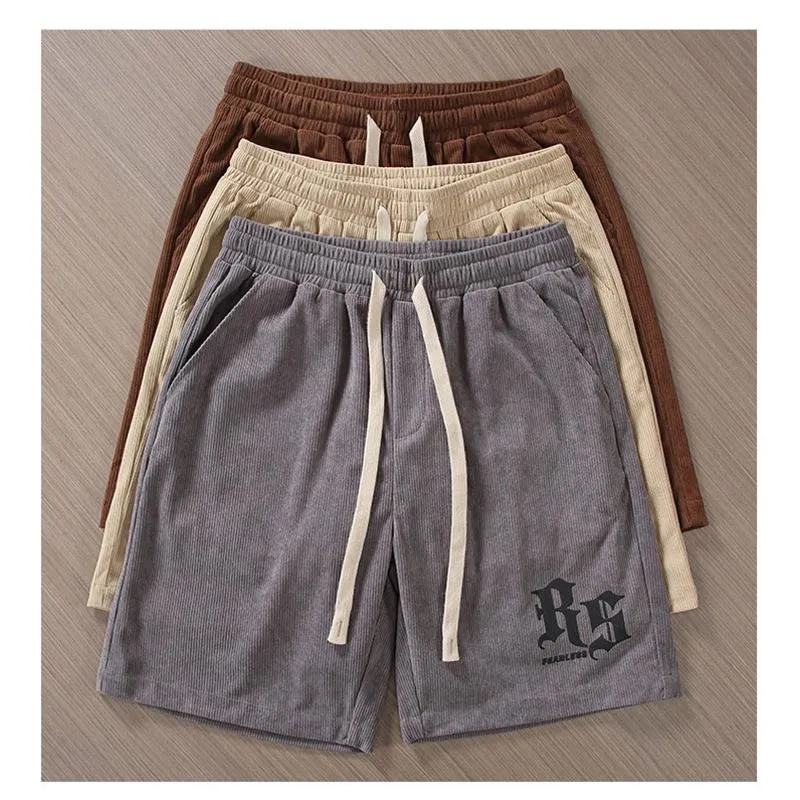 Versatile Casual Drawstring Waist Beach Shorts