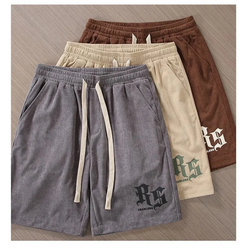 Versatile Casual Drawstring Waist Beach Shorts