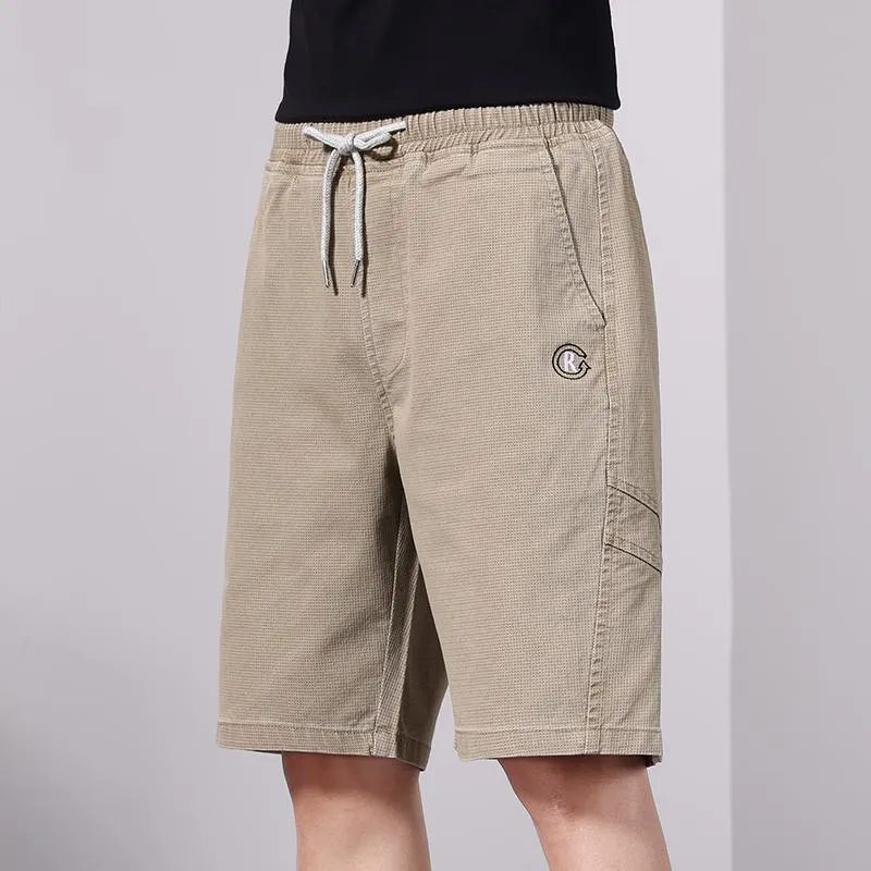 Versatile Casual Elasticity Drawstring Waist Loose Fit Shorts