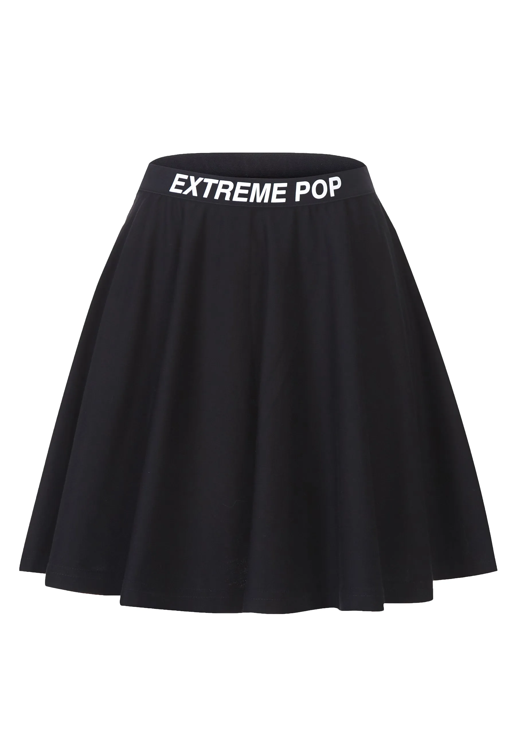 Versatile Stretchy Flared Jersey Skirt