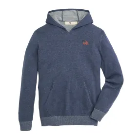 Vintage Flag Apex Hoodie - Blue Indigo