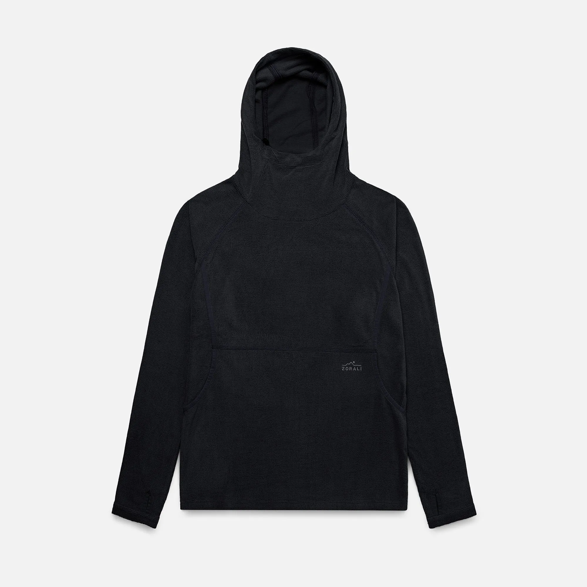 Womens Air-Grid Fleece Charcoal