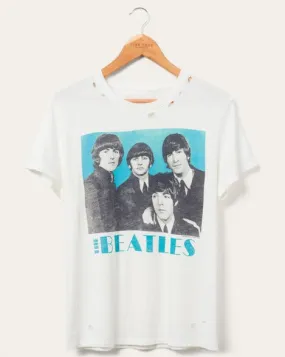 WOMEN'S BEATLES BLUE VINTAGE DESTROY TEE